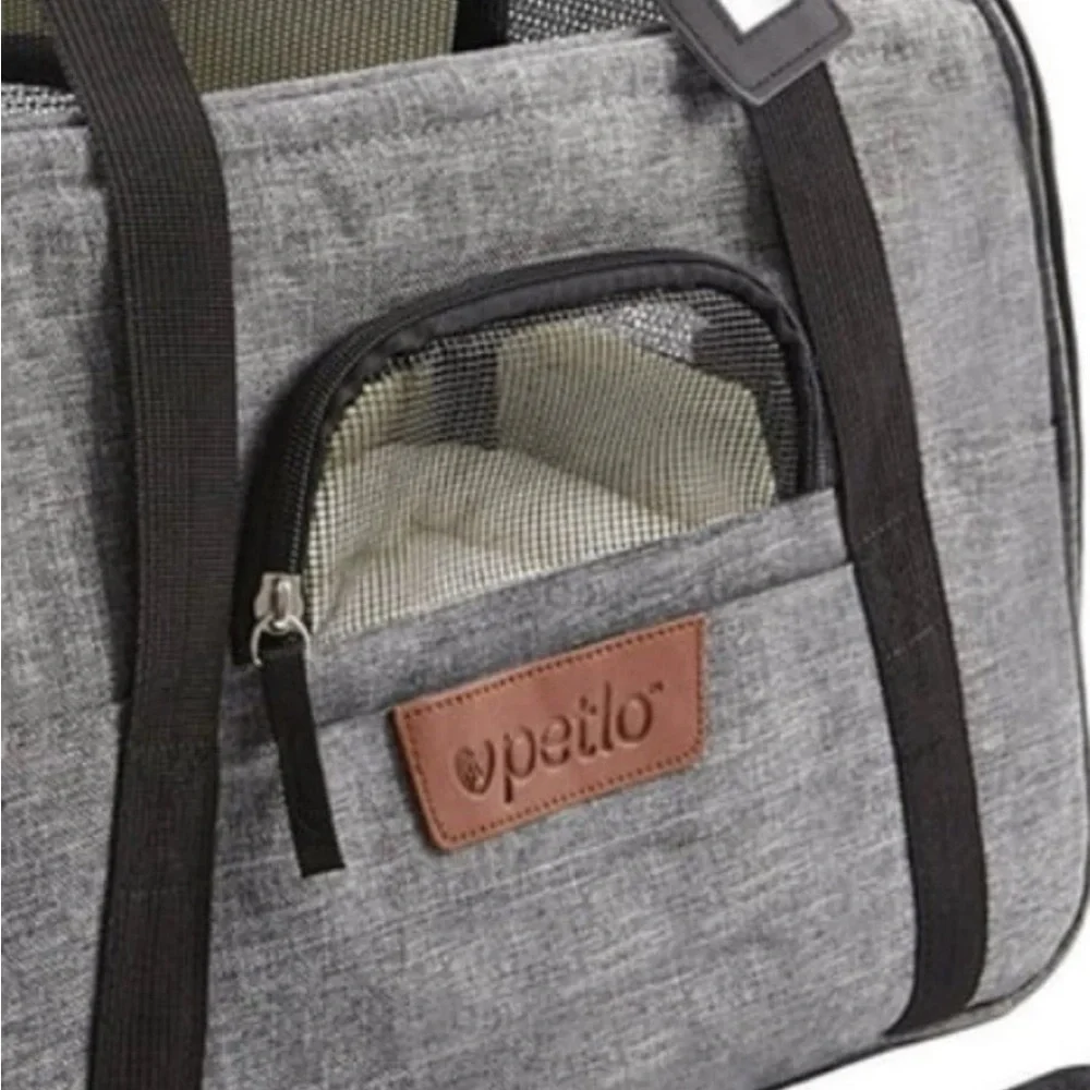 Petlo Pet Carrier Bag for Dogs - Gray